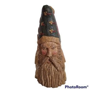 Three Faces of Santa Unique Christmas Holiday Decor Table Shelf Sitter Vintage